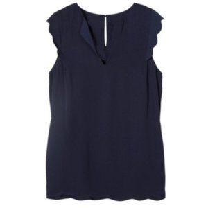 41 Hawthorn Dawney Scallop Trim Blouse